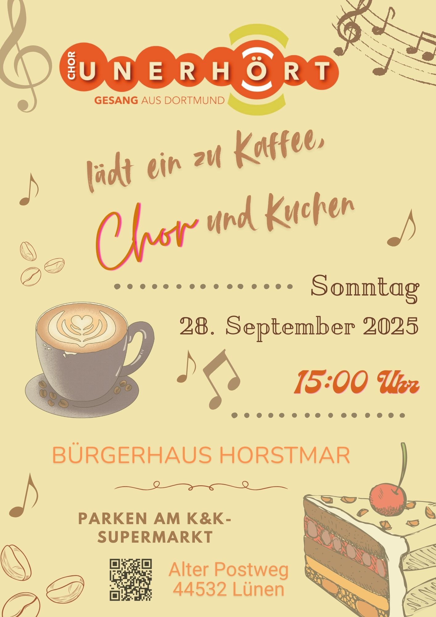 Einladungsflyer Konzert